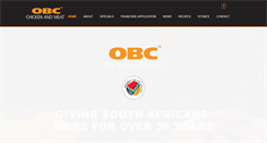 Desktop Screenshot of obcchicken.co.za