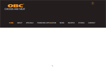 Tablet Screenshot of obcchicken.co.za